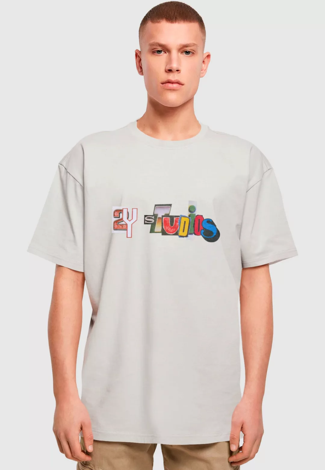 2Y Studios T-Shirt "2Y Studios Herren RANSOM NOTE LOGO TEE" günstig online kaufen