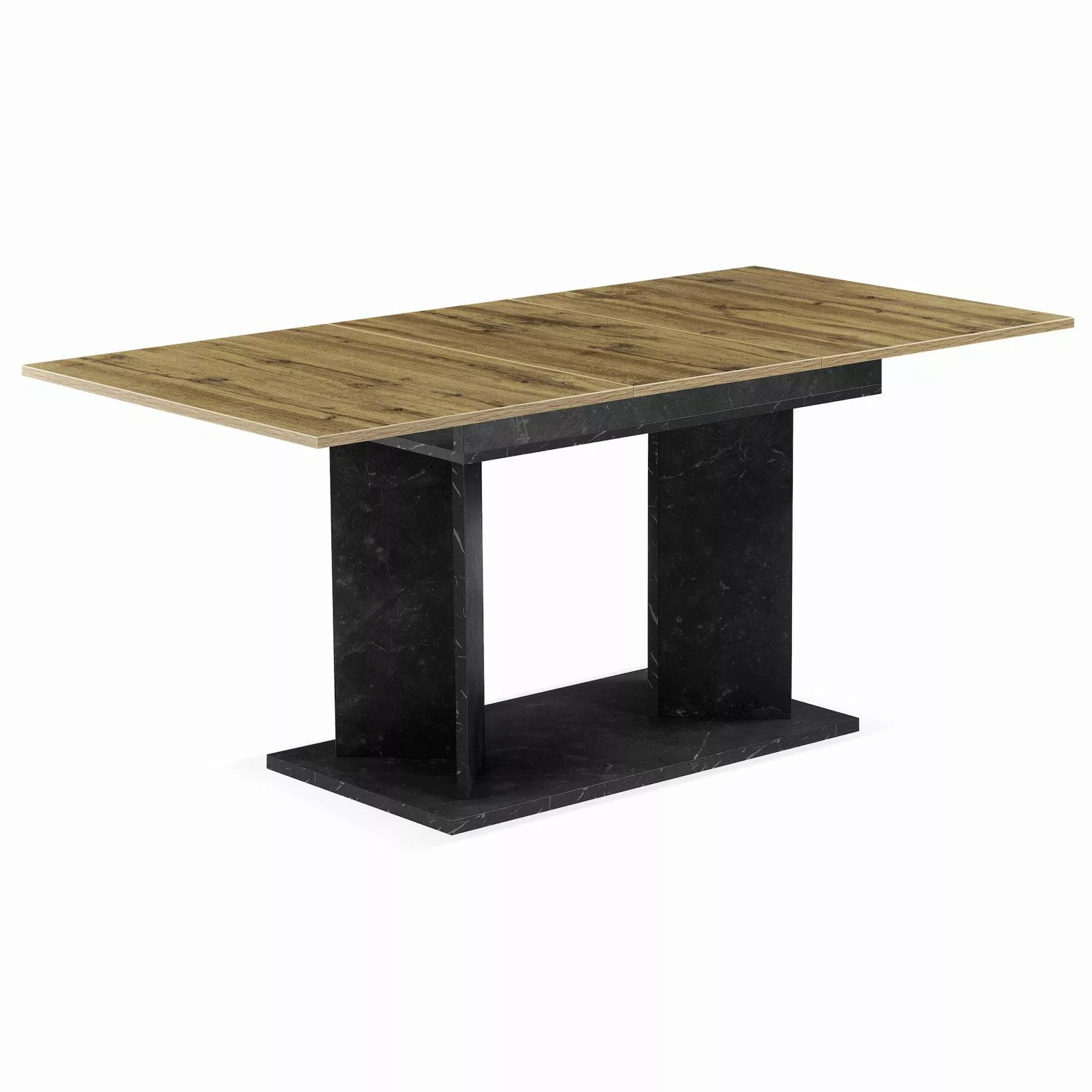 B&D home Säulen-Esstisch VIVIAN, ausziehbar, 120-160cm, günstig online kaufen