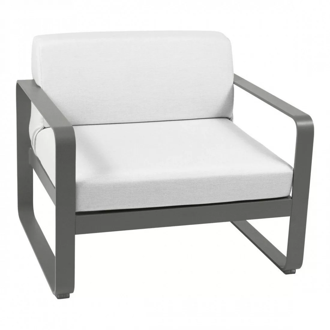 Fermob - Bellevie Outdoor-Sessel - rosmarin/texturiert/Kissenstoff Sunbrell günstig online kaufen