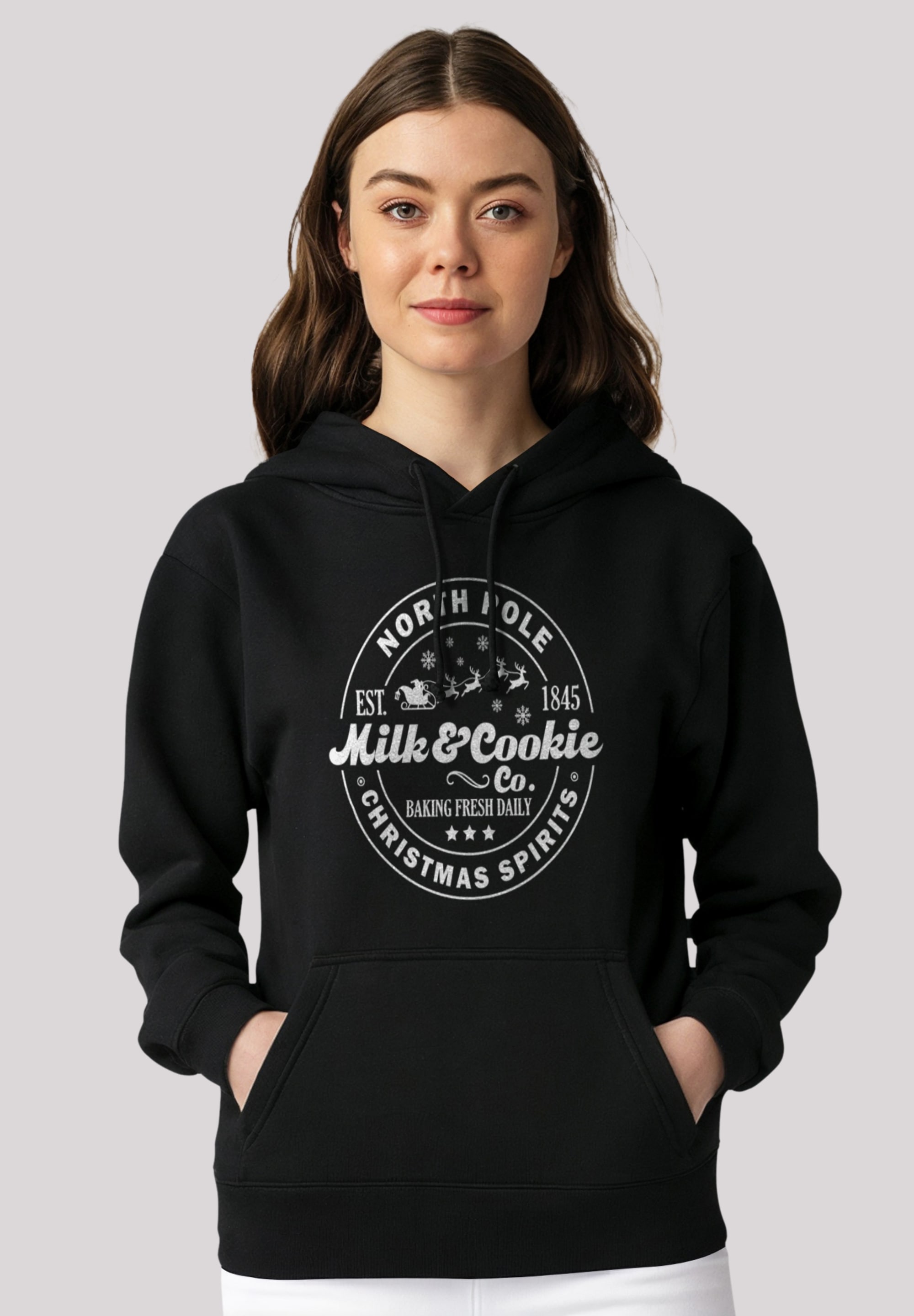 F4NT4STIC Kapuzenpullover "Milk and Cookie Bakery Retro Weihnachten", Premi günstig online kaufen