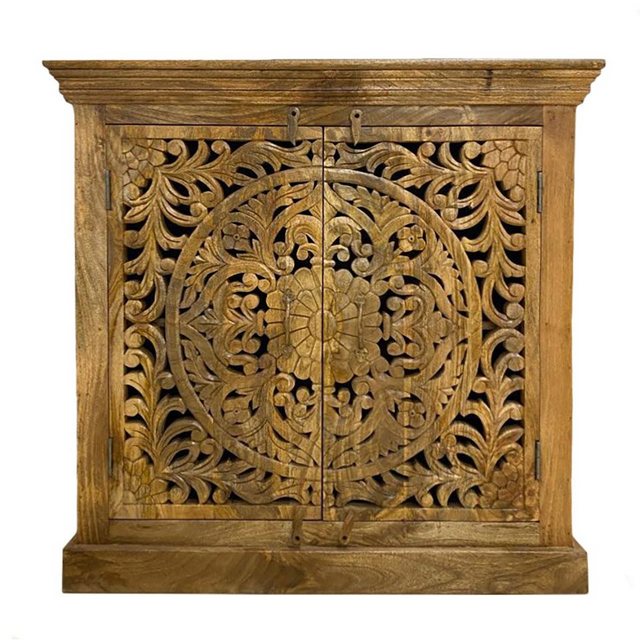 Oriental Galerie Unterschrank Natur Sideboard Benisha Indien 90 cm günstig online kaufen