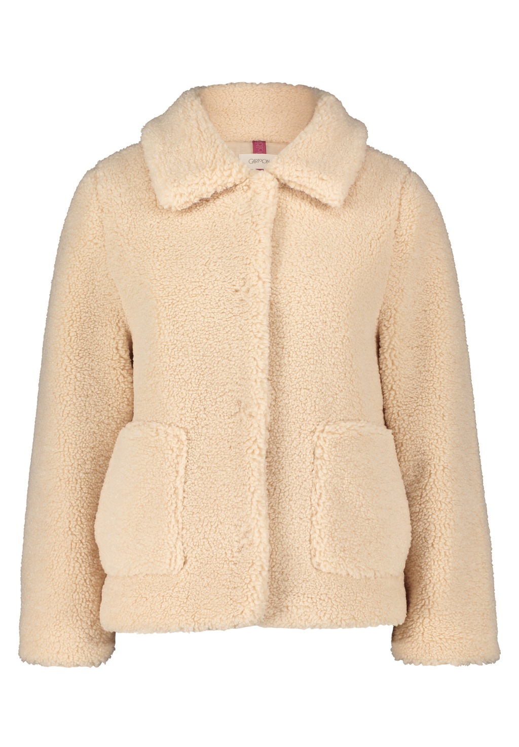 Cartoon Plüschjacke "Cartoon Damen Plüschjacke mit Kragen" günstig online kaufen