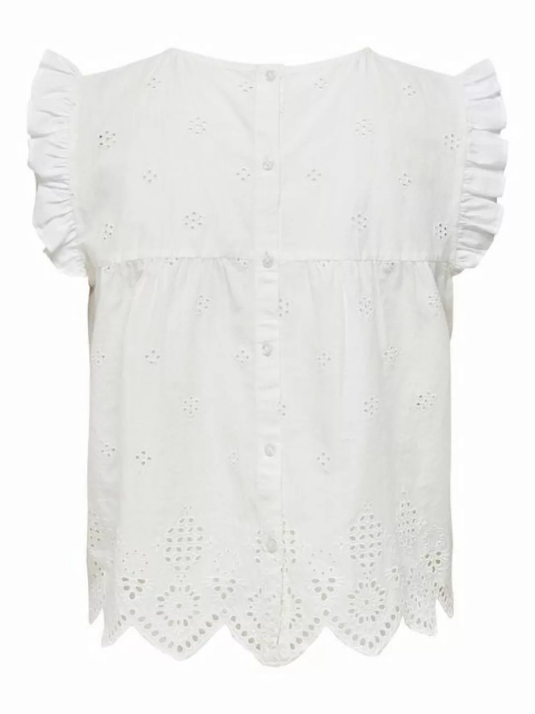 ONLY Blusenshirt ONLSILLA S/L FRILL TOP WVN NOOS günstig online kaufen