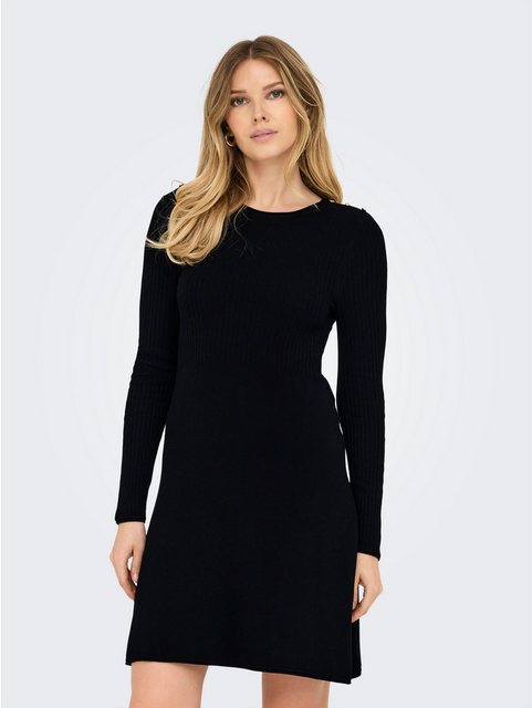 ONLY Midikleid "ONLMILA SL BUTTON O-NECK DRESS EX KNT" günstig online kaufen