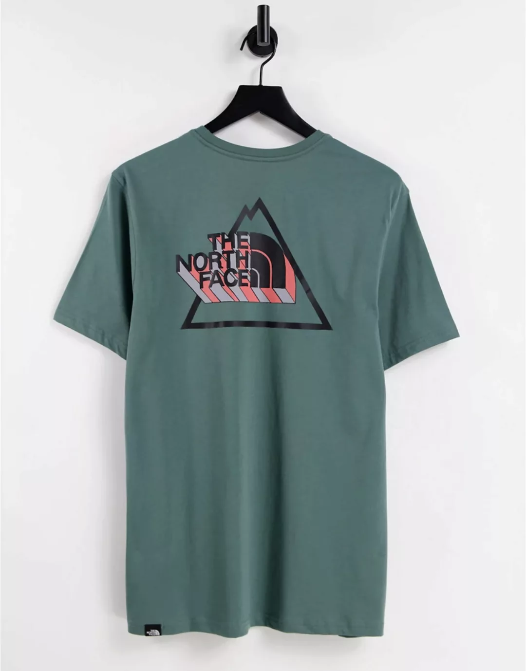The North Face – Playful – T-Shirt in Grün mit Logo günstig online kaufen
