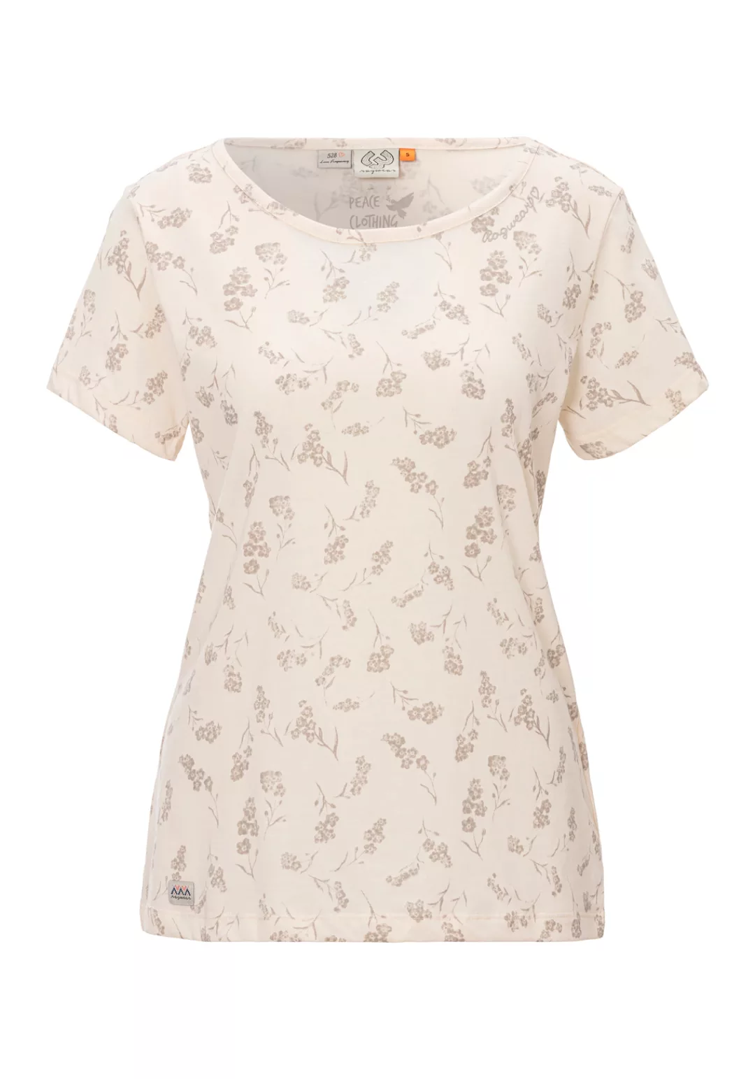 Ragwear Kurzarmshirt "MINTT FLOWER COMFY", mit Allover Druck und hinten lei günstig online kaufen