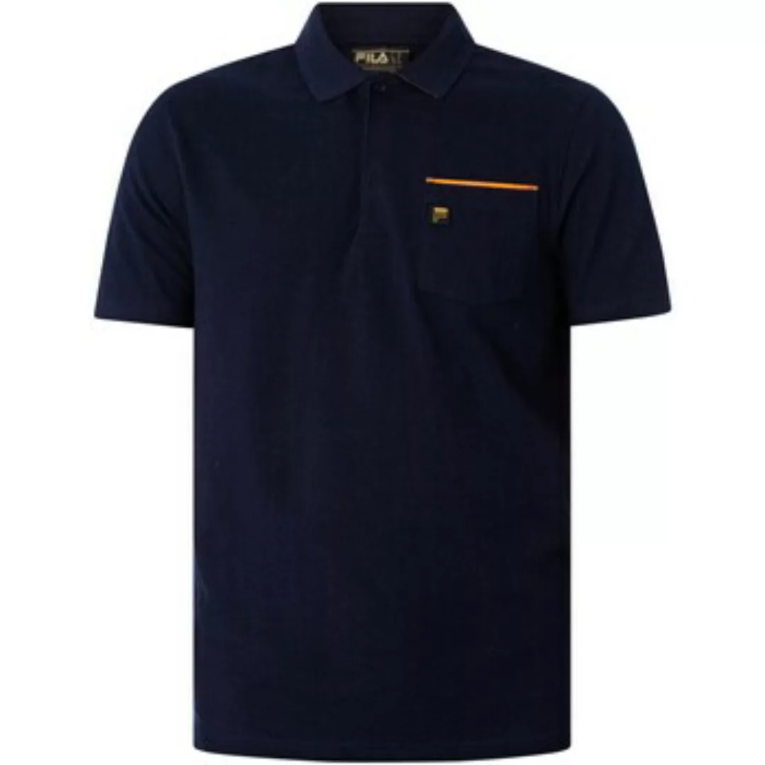 Fila  Poloshirt Goldfarbenes Bruni-Poloshirt mit Tasche günstig online kaufen