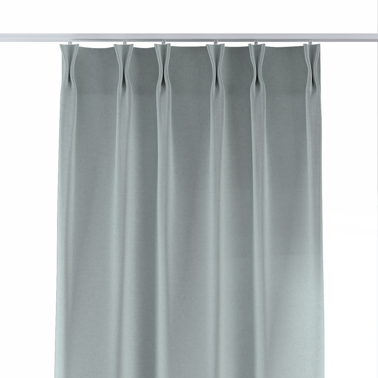 Vorhang mit flämischen 2-er Falten, grün, Scotti (144-51) günstig online kaufen