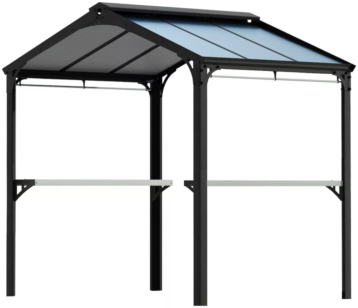 Palram - Canopia Bbq Gazebo Garden Austin 249 cm x 284 cm x 180 cm Schwarz günstig online kaufen