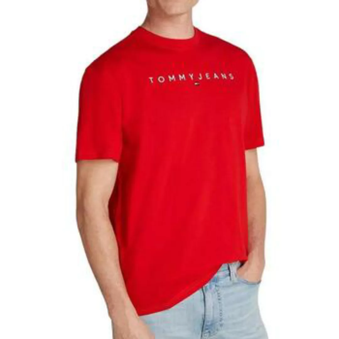 Tommy Jeans T-Shirt "TJM REG LINEAR LOGO TEE EXT", mit Markenlabel günstig online kaufen