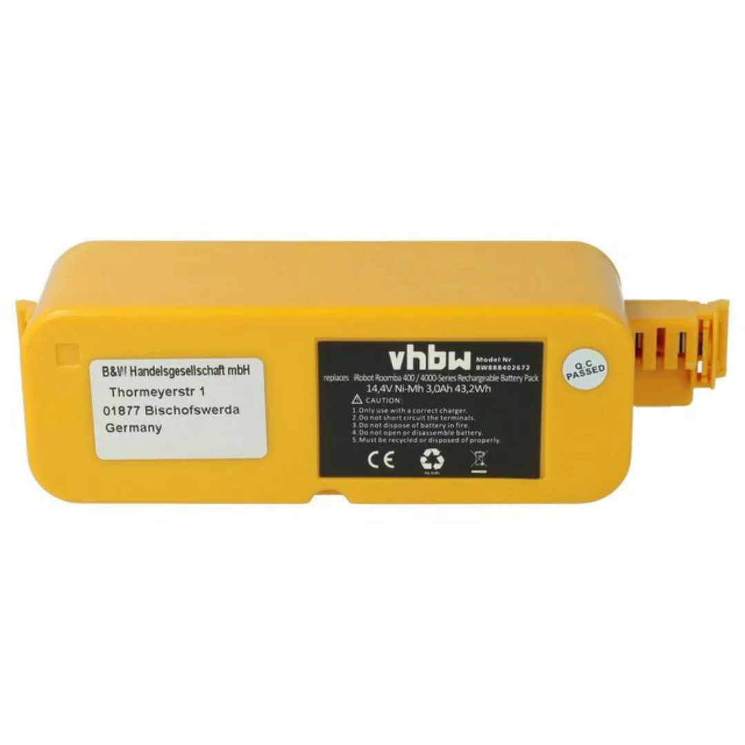 vhbw kompatibel mit iRobot Roomba Discovery SE, 5105, Discovery 400, 4978, günstig online kaufen