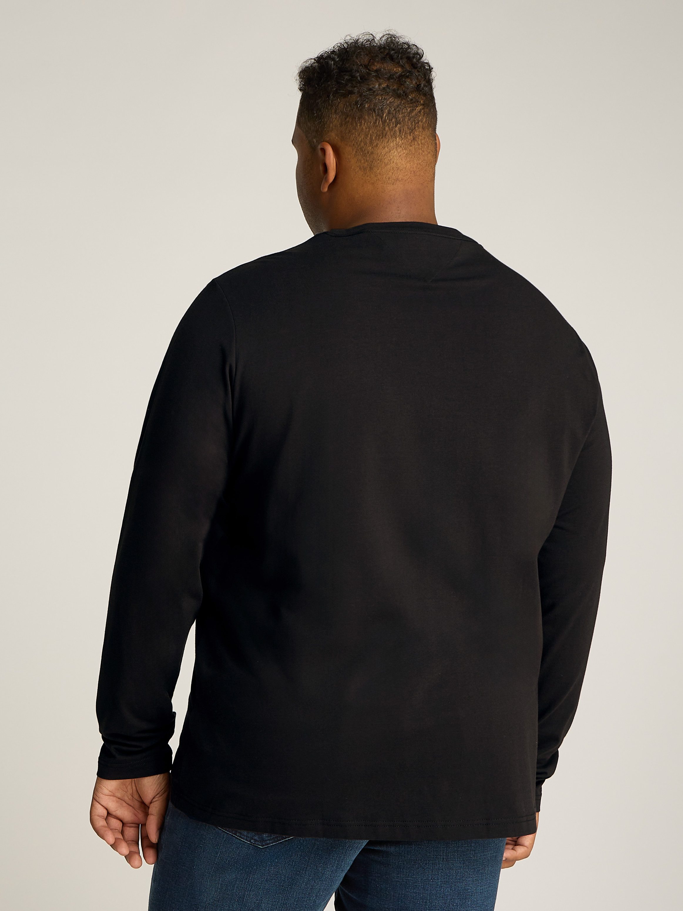 Tommy Hilfiger Big & Tall Longsleeve "BT-STRETCH SLIM FIT TEE-B mit Rundhal günstig online kaufen