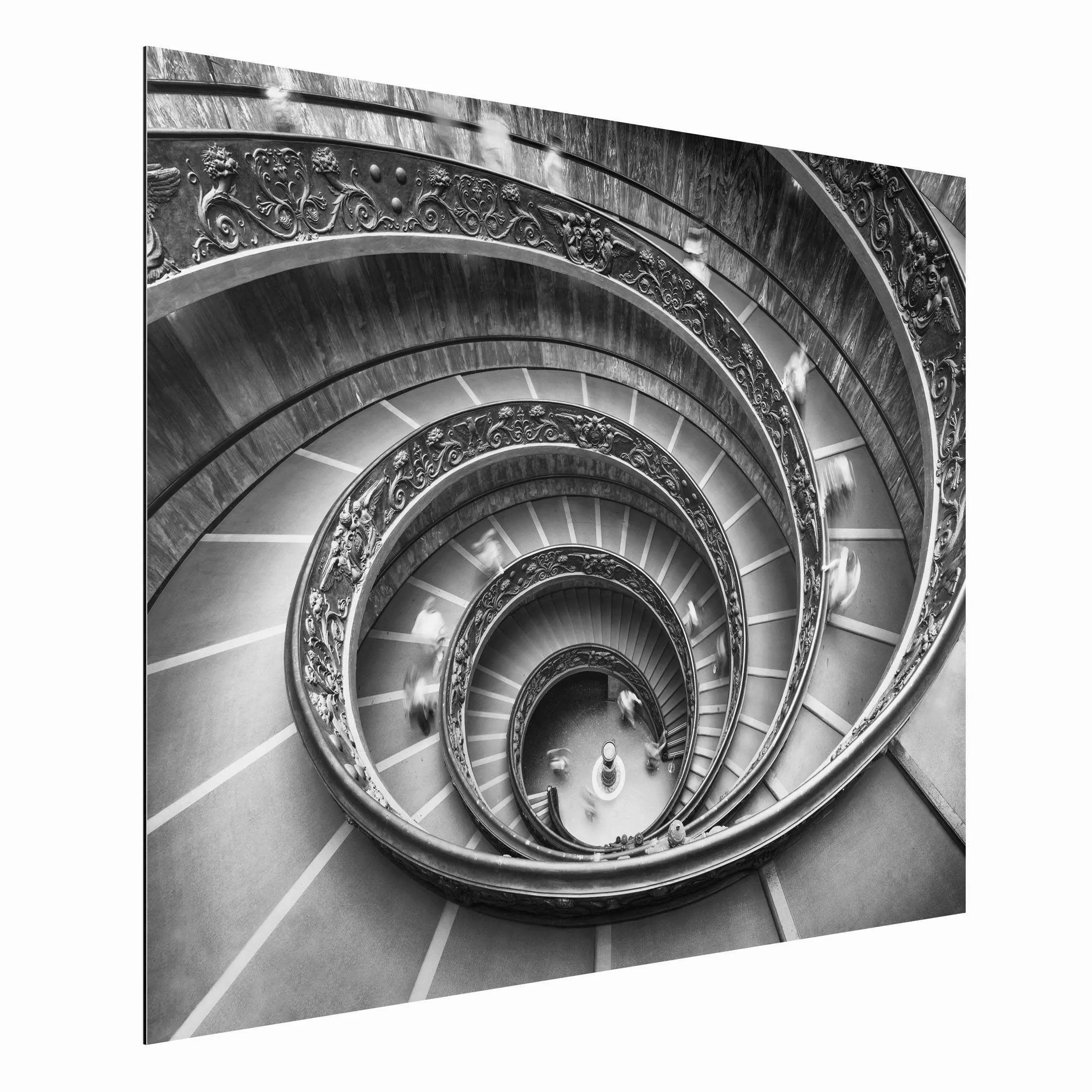 Alu-Dibond Bild Bramante Treppe günstig online kaufen