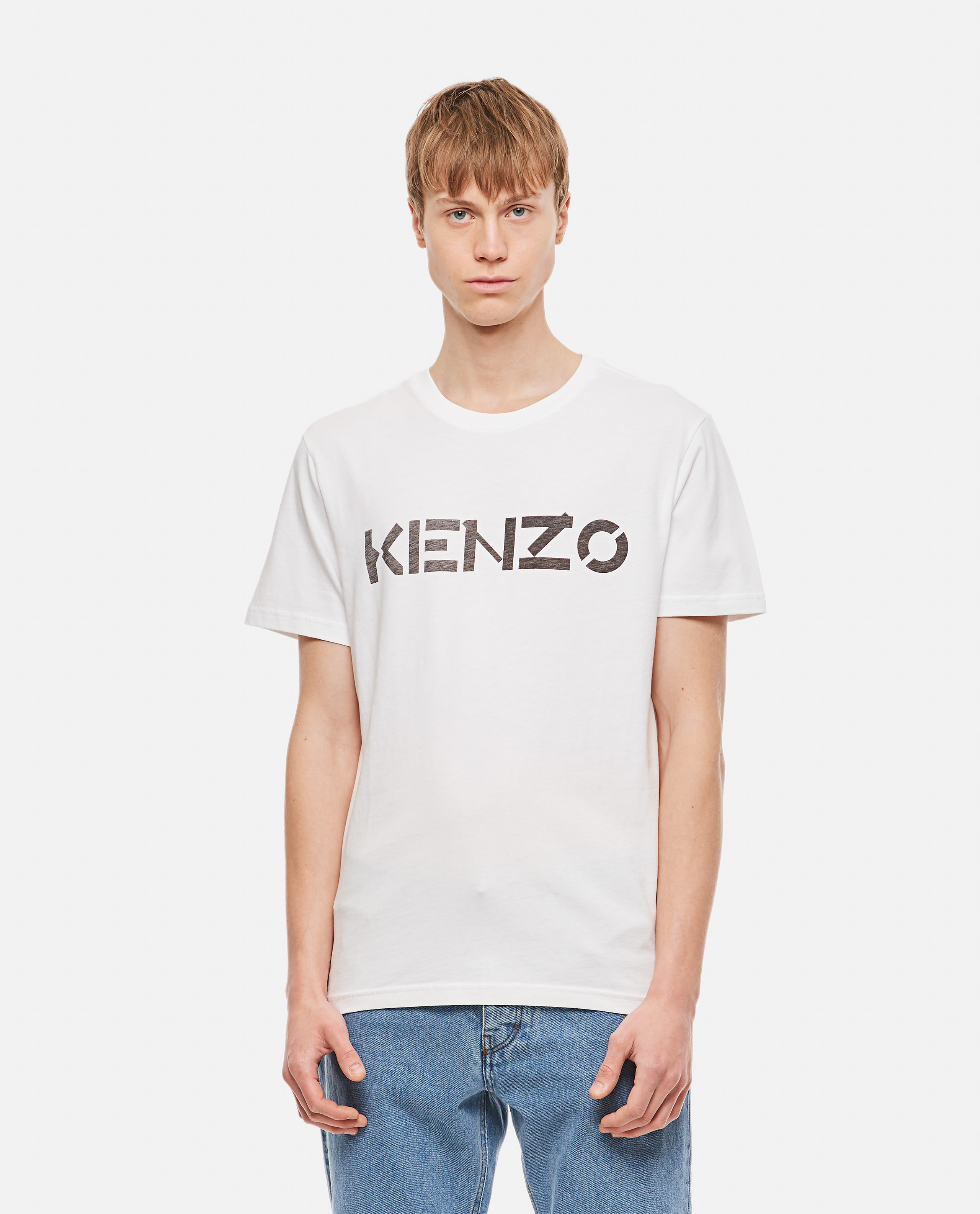 KENZO LOGO COTTON T-SHIRT günstig online kaufen