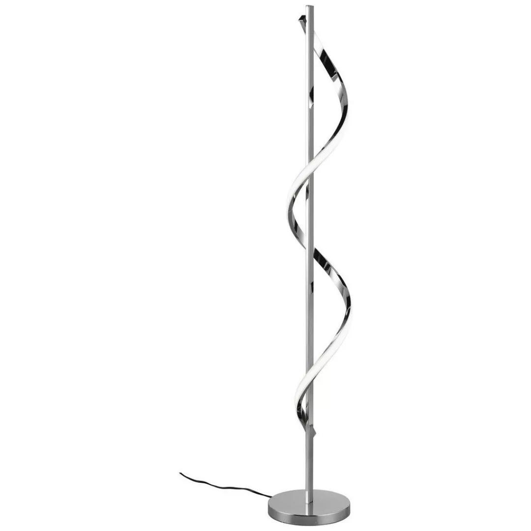 Reality LED-Stehleuchte R42201106 Isabel Chrom Metall H/D: ca. 120x20 cm 1 günstig online kaufen