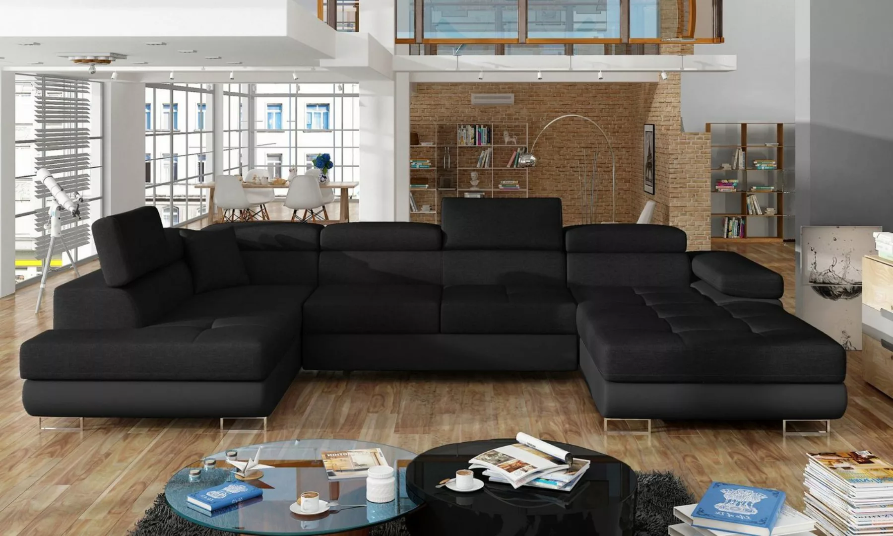 Best for Home Ecksofa Rodrigo, mit Bettfunktion, Bettkasten und verstellbar günstig online kaufen