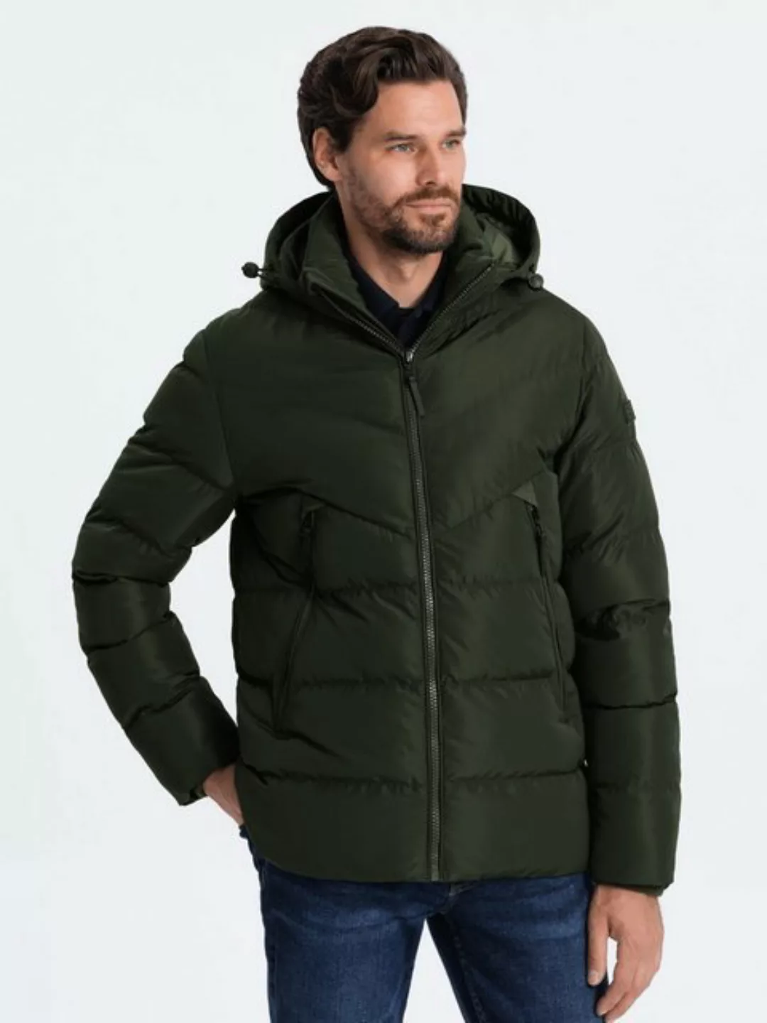 OMBRE Steppjacke Gesteppte Winterjacke für Männer günstig online kaufen