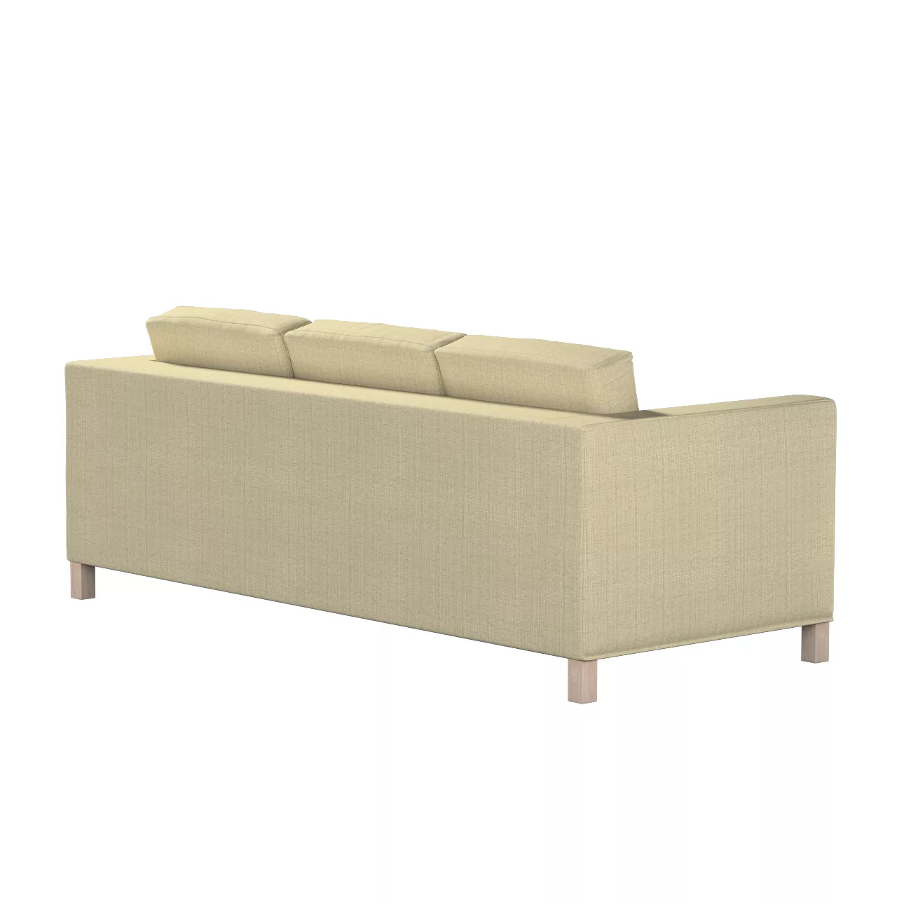 Bezug für Karlanda 3-Sitzer Sofa nicht ausklappbar, kurz, beige-creme, Bezu günstig online kaufen