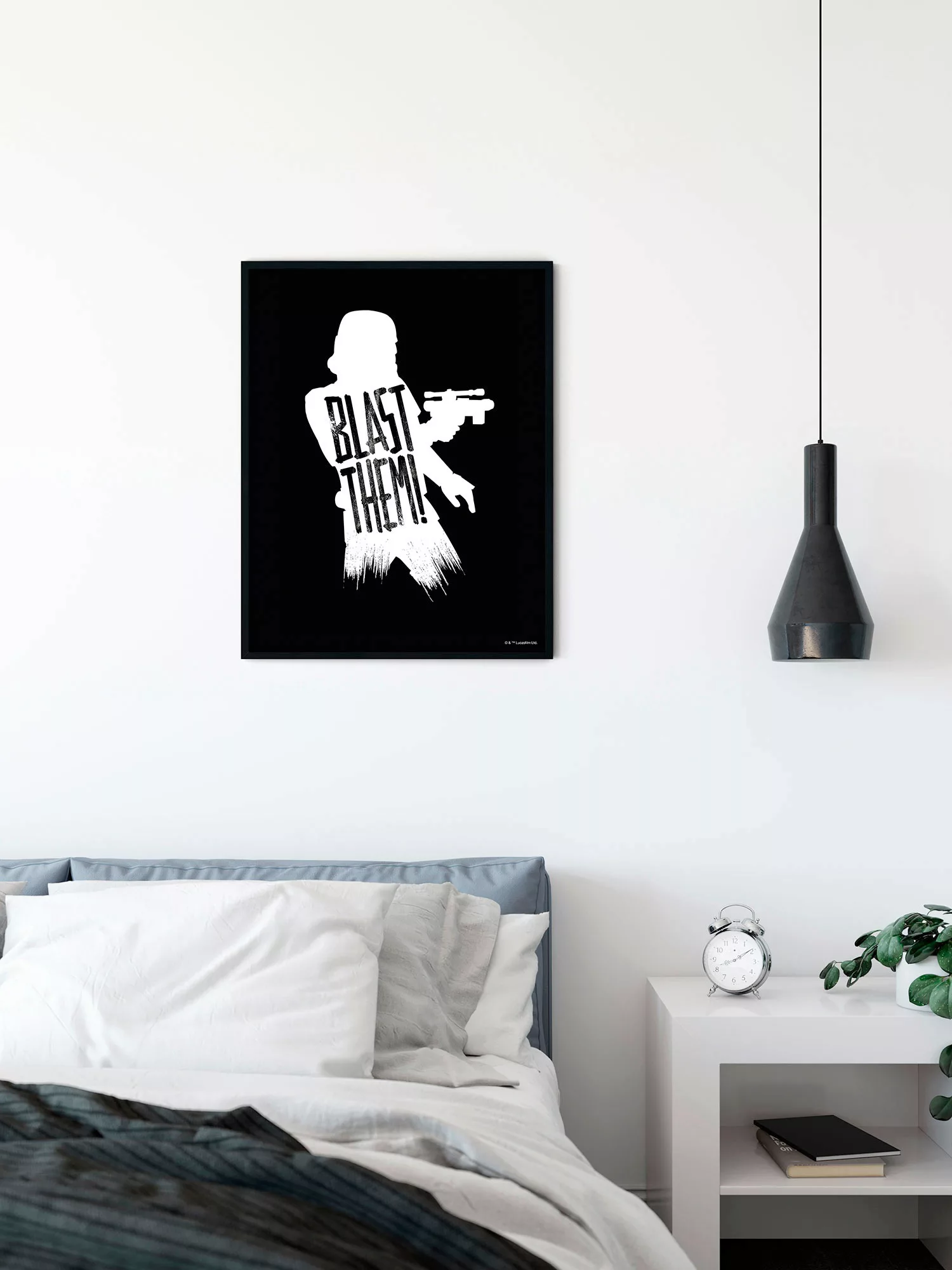 Disney Poster Star Wars Stormtrooper Quotes Schwarz-Weiß 50 x 70 cm 612167 günstig online kaufen