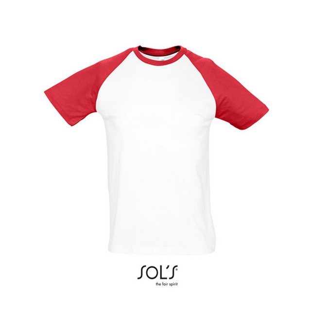 SOLS Rundhalsshirt Raglan Funky 150 Herren T-Shirt günstig online kaufen