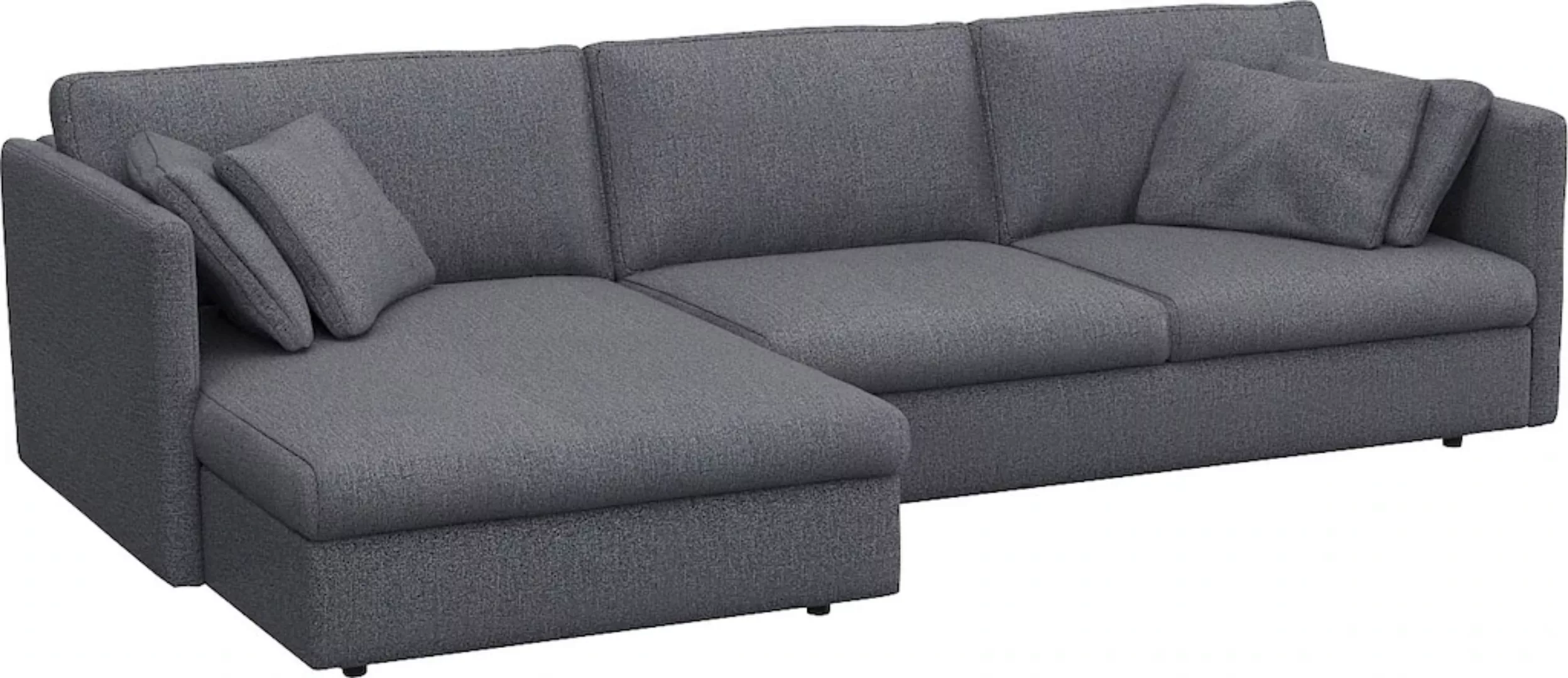 FLEXLUX Ecksofa "Lovane", Weich & anschmiegsam, große Sitztiefe auf Kaltsch günstig online kaufen