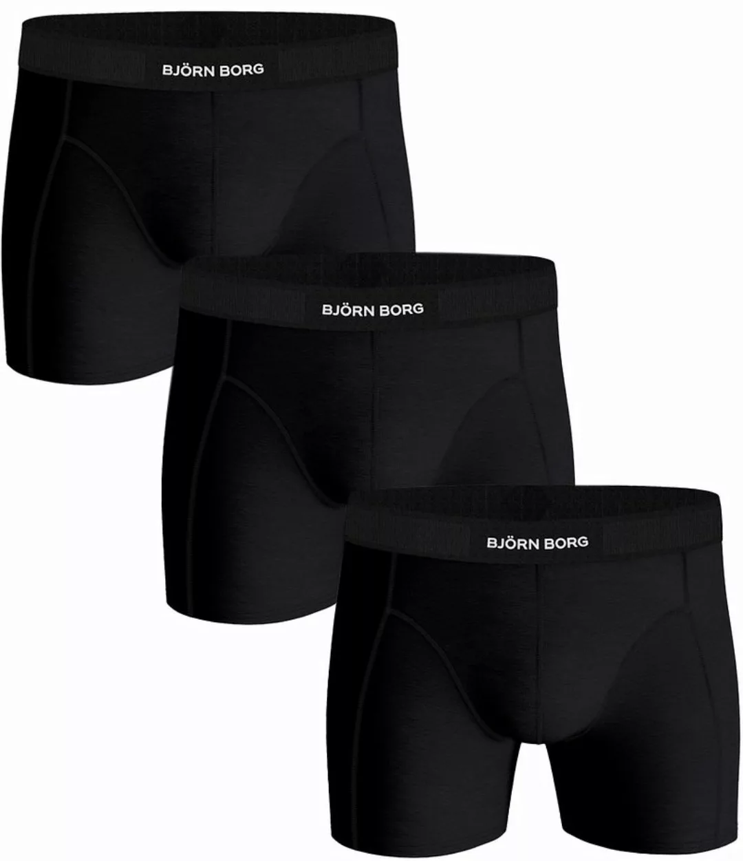 Bjorn Borg Shorts Premium 3er Pack Black - Größe M günstig online kaufen