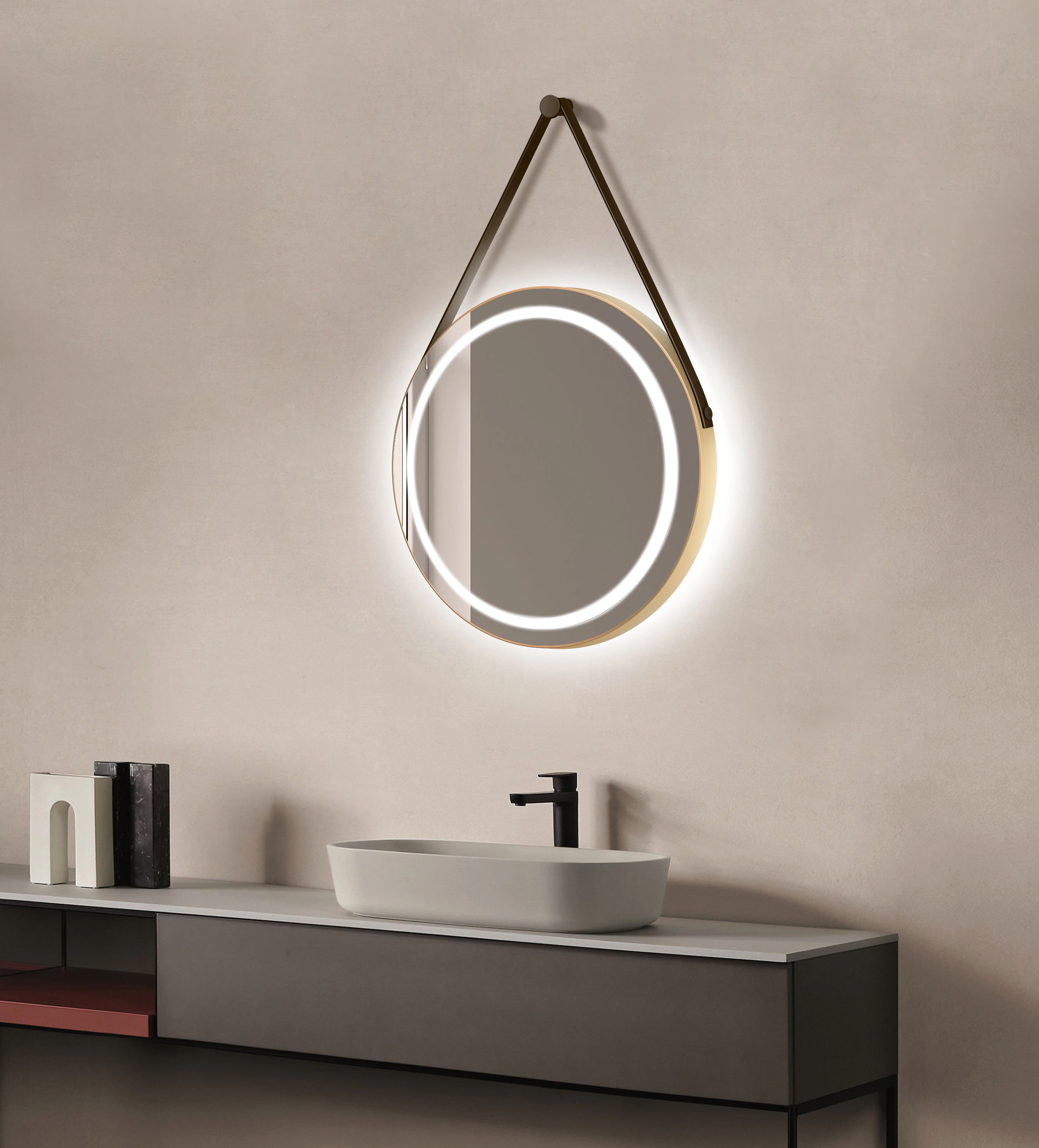 Talos Spiegel "TALOS CORVIA", austauschbare LED Beleuchtung, Shine in matt, günstig online kaufen
