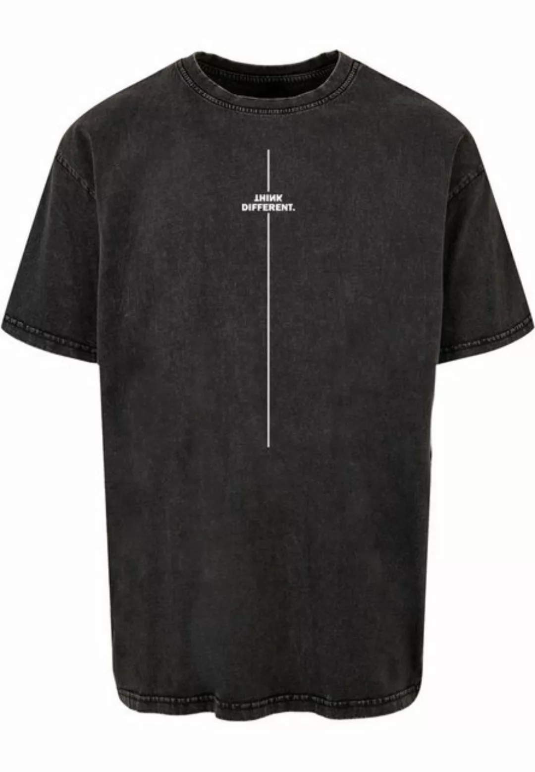 Merchcode T-Shirt Merchcode Herren Think Different Acid Washed Heavy Oversi günstig online kaufen
