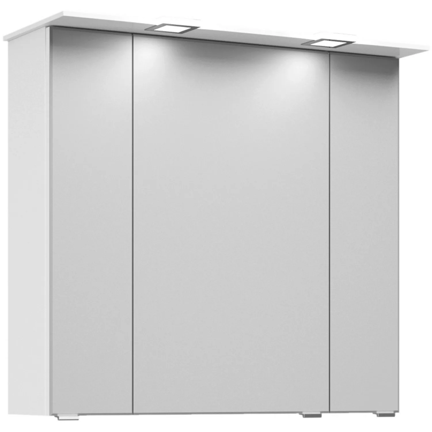 Pelipal Spiegelschrank Trentino Weiß Glänzend 75 cm mit Softclose Türen günstig online kaufen
