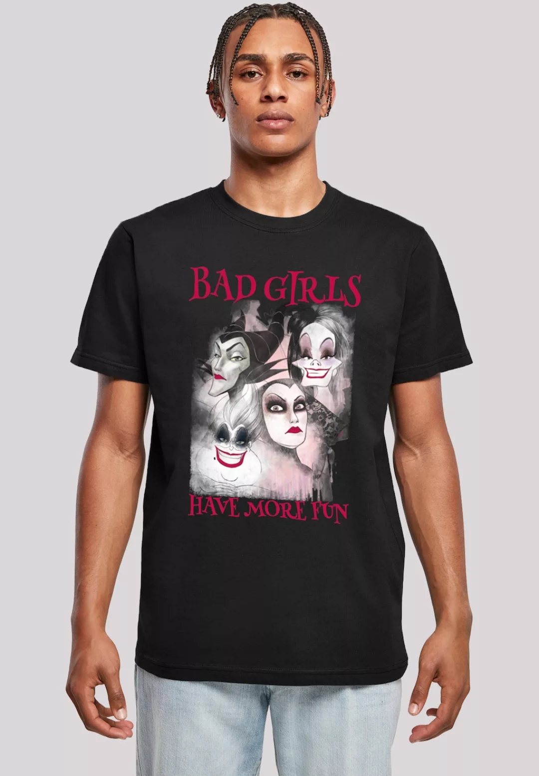 F4NT4STIC T-Shirt "Disney Bad Girls Have More Fun", Herren,Premium Merch,Re günstig online kaufen