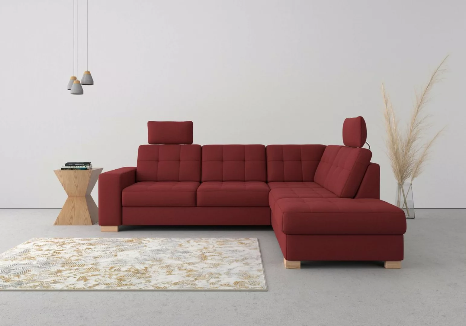 sit&more Ecksofa Quincy L-Form, wahlweise mit Bettfunktion und Bettkasten günstig online kaufen