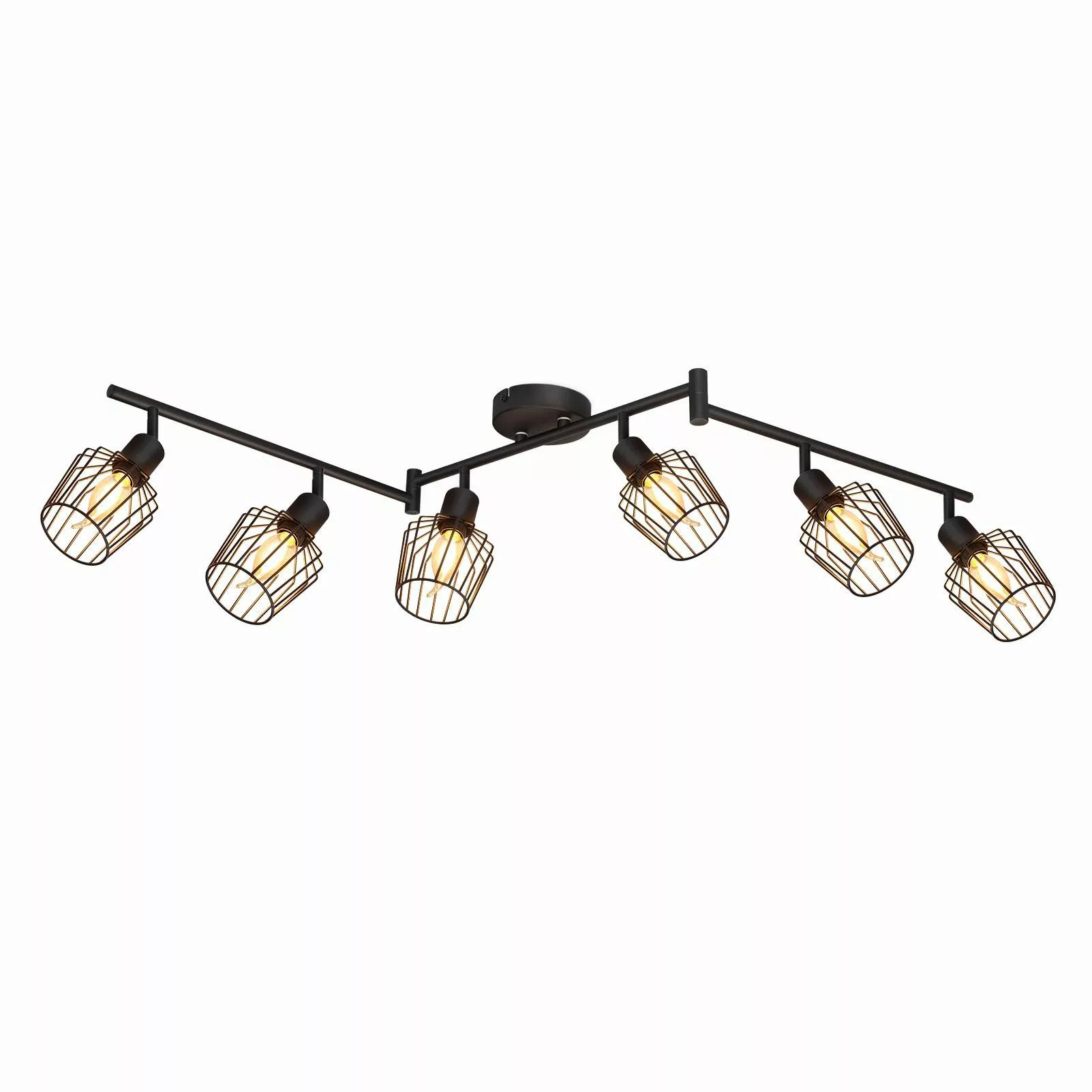Nettlife LED Deckenspots Schwarz Weiß E14 günstig online kaufen