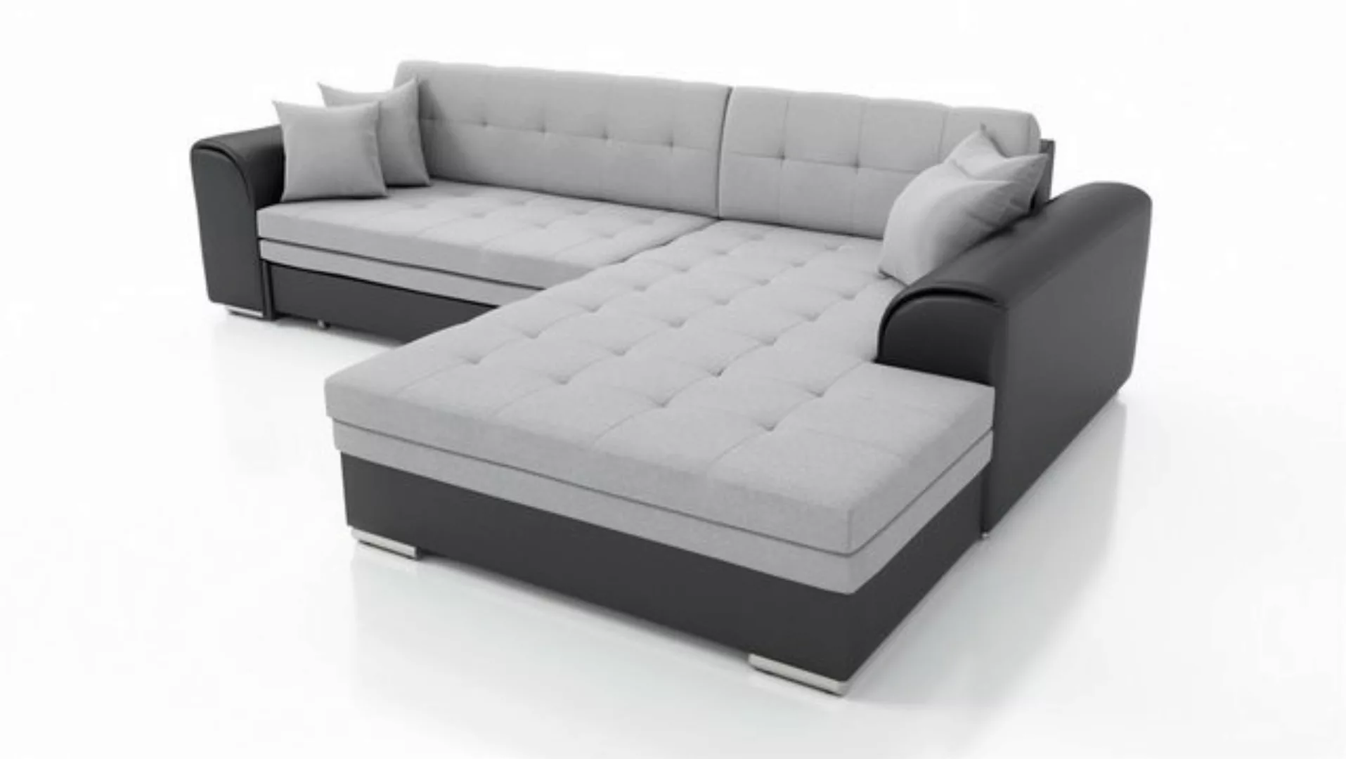 Fun Möbel Ecksofa Sofa SARRA Ottomane Links oder Rechts, in zwei verschiede günstig online kaufen