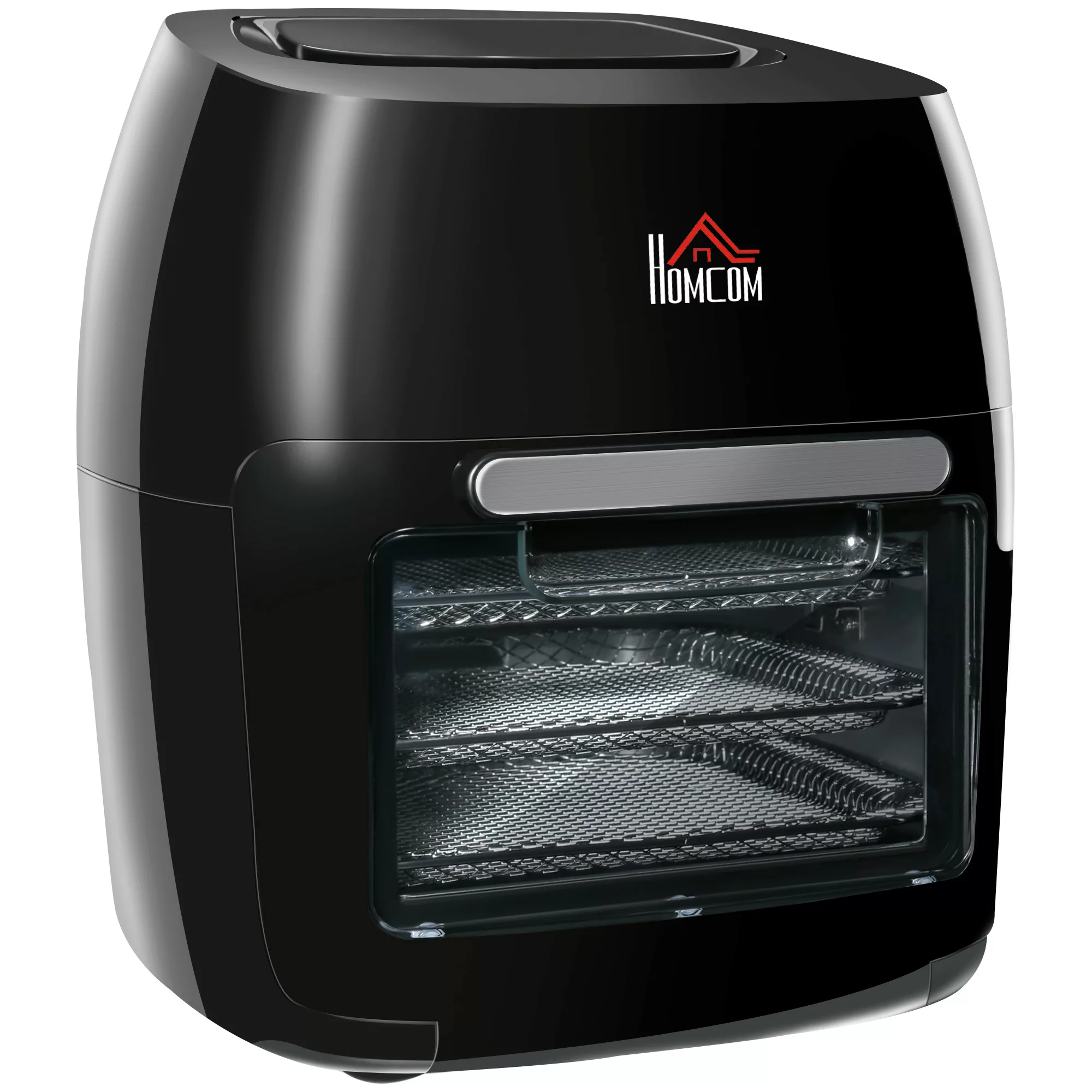 HOMCOM Heißluftfritteuse 11 L 1800W mit 8 Menüs Zubehör Backofen Dehydrator günstig online kaufen