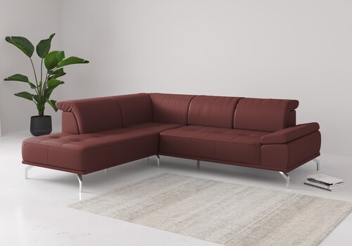 Places of Style Ecksofa "Caluna", Inkl.Sitztiefenverstellung, wahlweise mit günstig online kaufen