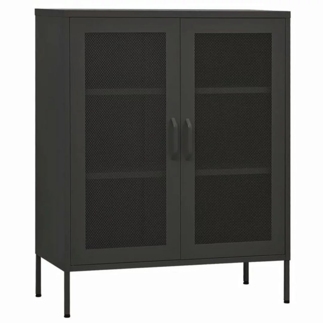 vidaXL Kleiderschrank Lagerschrank Anthrazit 80x35x101,5 cm Stahl günstig online kaufen