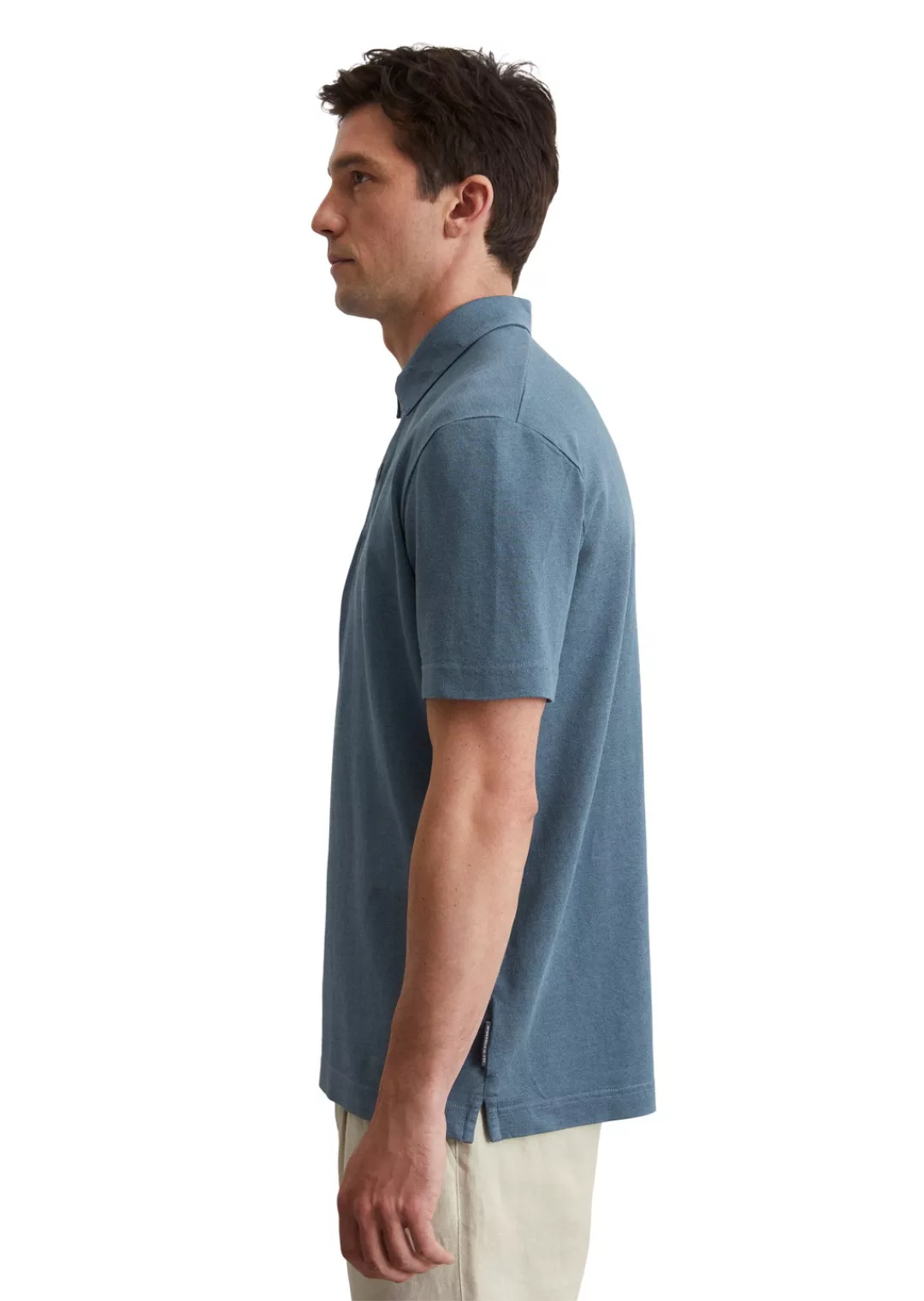 Marc OPolo Poloshirt "aus hochwertigem Leinen-Mix" günstig online kaufen