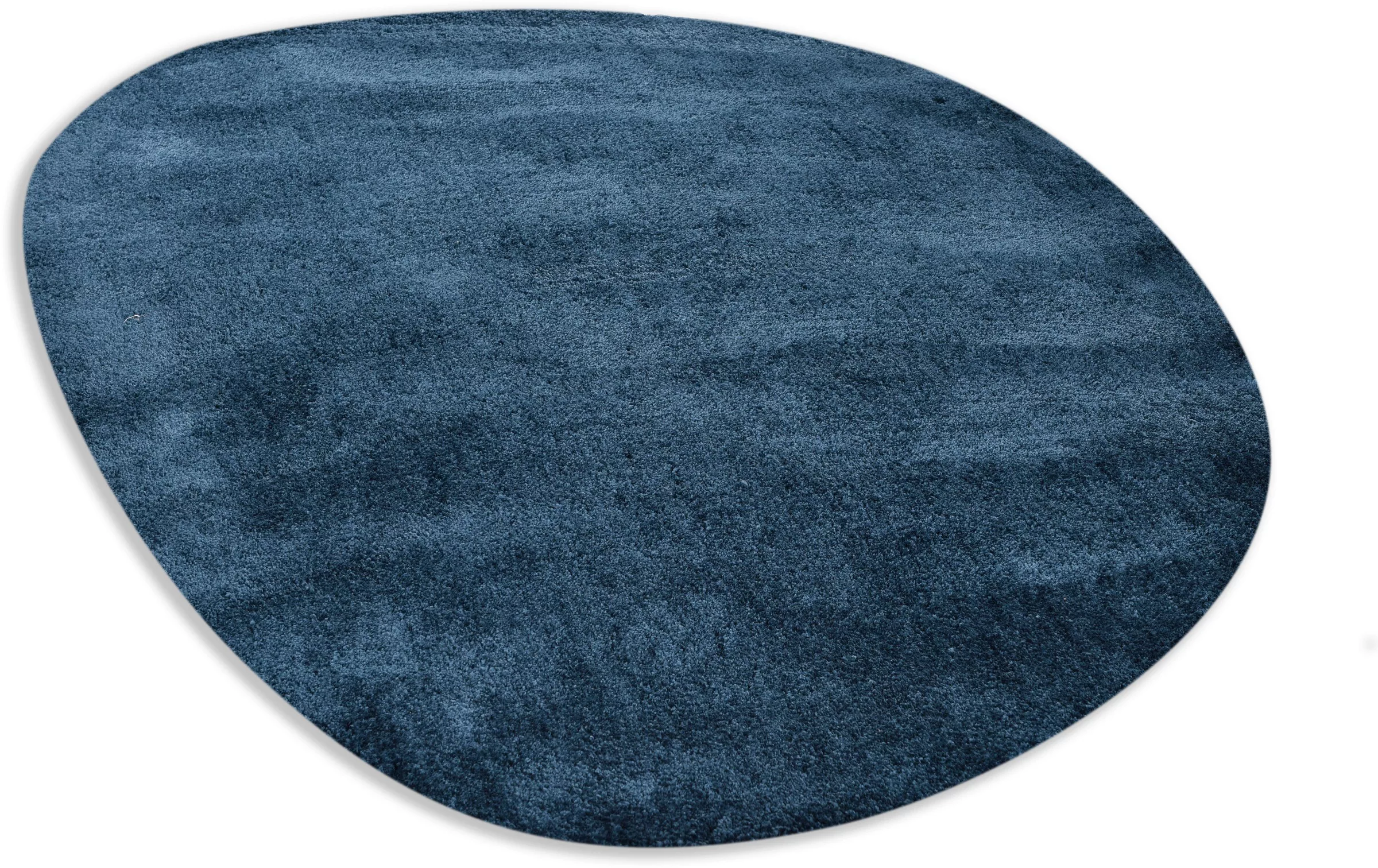 TOM TAILOR HOME Hochflor-Teppich »Shaggy Teppich Cozy«, oval, Uni Farben, a günstig online kaufen