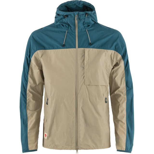 Fjällräven Allwetterjacke FJÄLLRÄVEN High Coast Wind Jacke M Beige, Blau günstig online kaufen