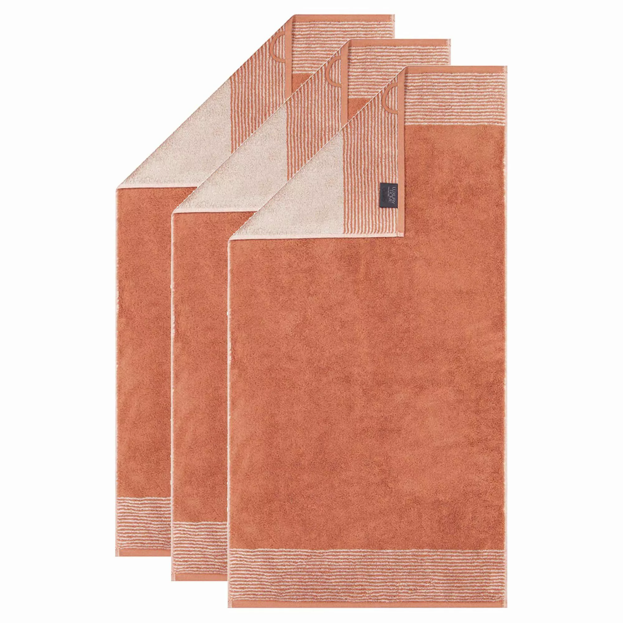 Cawö Handtuch Unisex Handtuch 3er Pack günstig online kaufen