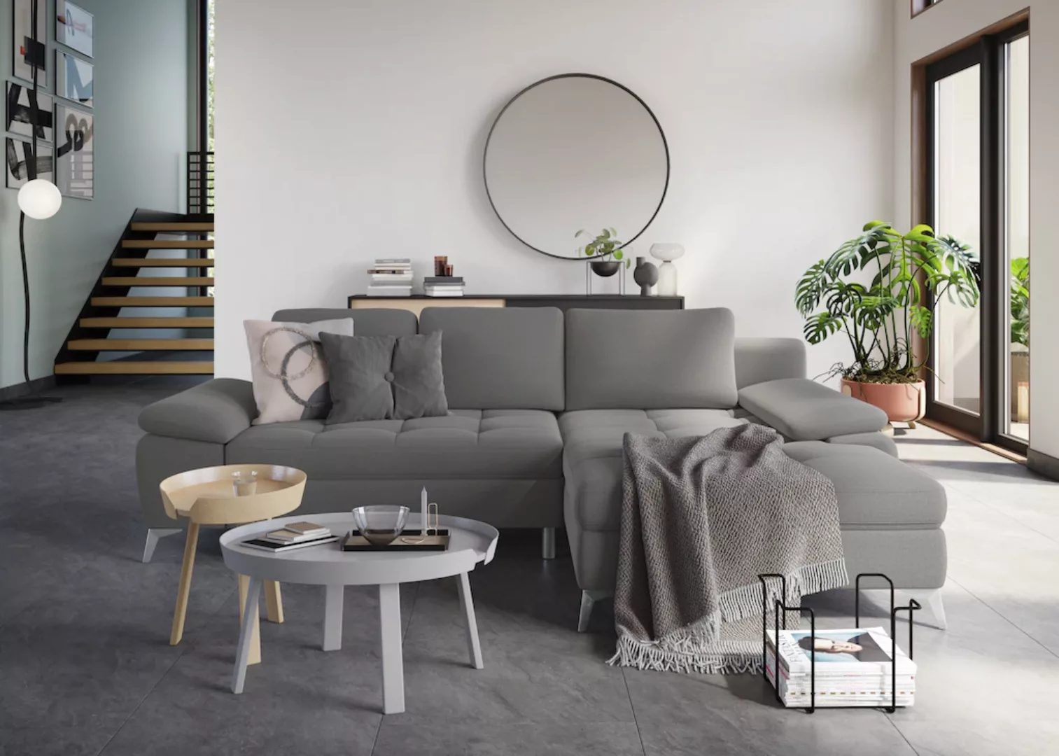 sit&more Ecksofa "Latigo L-Form", mit Recamiere, wahlweise mit Bettfunktion günstig online kaufen