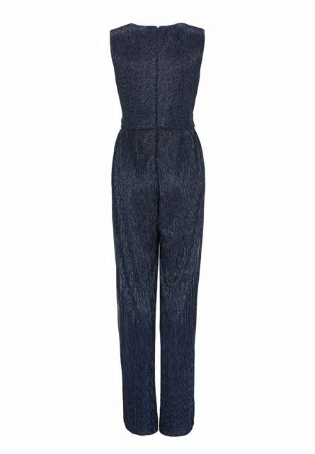 SWING Jumpsuit - ärmellos - mit seitlicher Raffung in - Plissierter Lurex-J günstig online kaufen