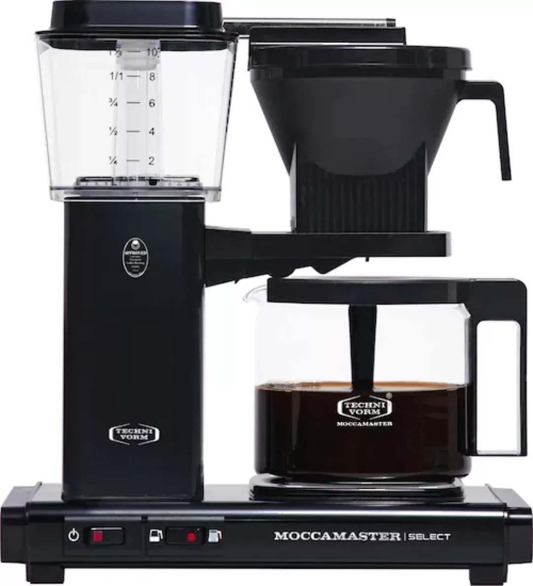 Moccamaster Filterkaffeemaschine »KBG Select black«, 1,25 l Kaffeekanne, Pa günstig online kaufen