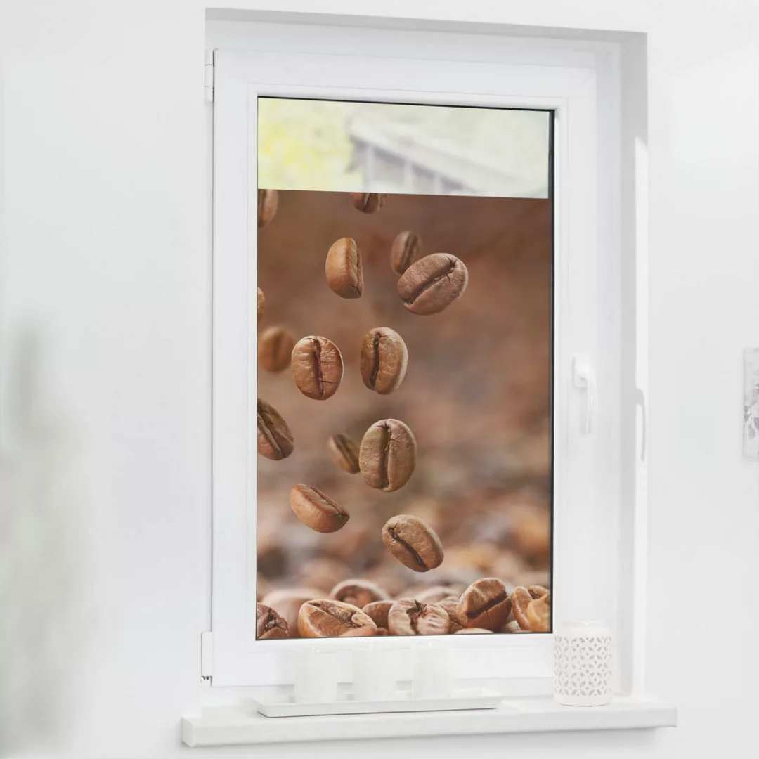 LICHTBLICK Fensterfolie Kaffee Kaffee Kaffee braun B/L: ca. 50x100 cm günstig online kaufen