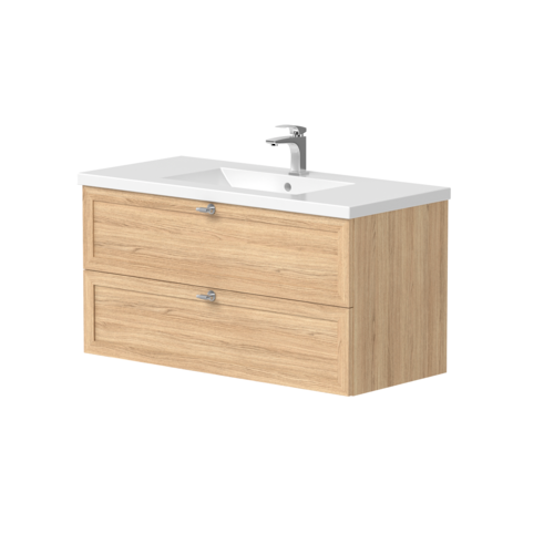 welltime Waschtisch »Rustic«, mit Soft-Close-Funktion, Breite 101,5 cm, Eic günstig online kaufen
