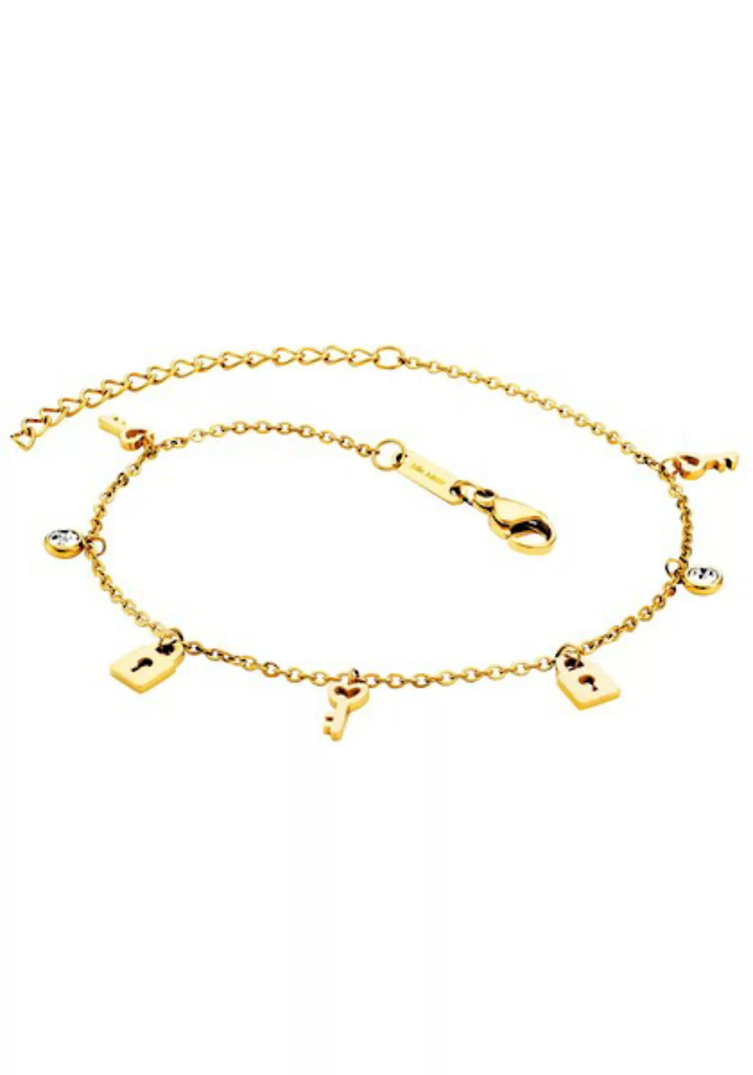 Julie Julsen Fußkette mit Anhänger »ANKLET, LOCKS & KEYS, JJAC29212G, JJAC2 günstig online kaufen