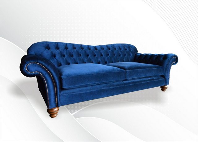 Xlmoebel Sofa Großes Sofa Couch Chesterfield 240cm Polstermöbel 4-Sitzer au günstig online kaufen