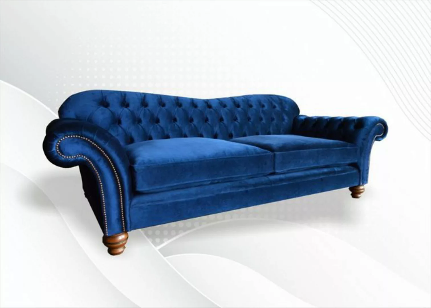 Xlmoebel Sofa Großes Sofa Couch Chesterfield 240cm Polstermöbel 4-Sitzer au günstig online kaufen