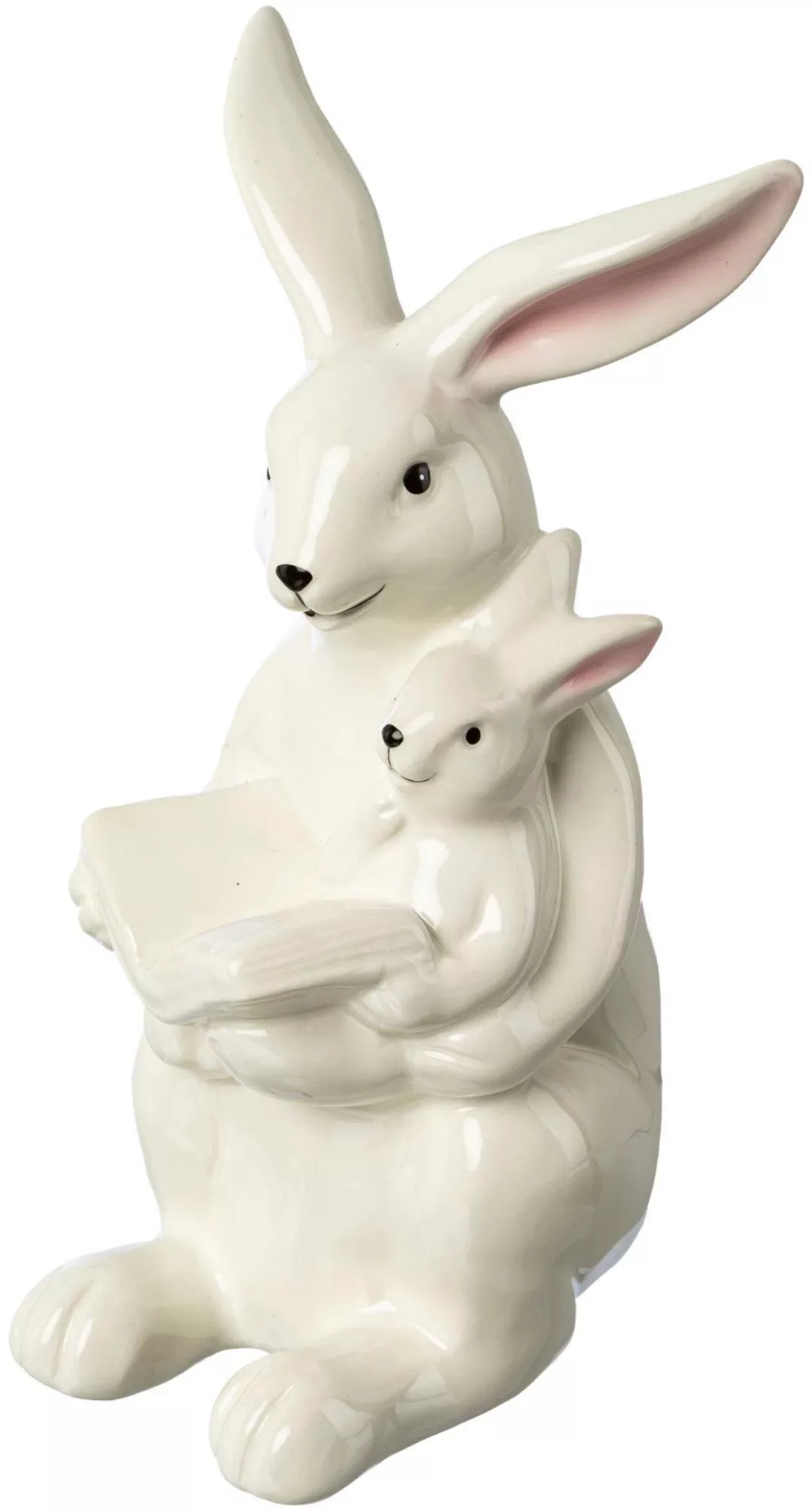 Creativ home Osterhase "Osterdeko mit fröhlichem Gesicht", Hase aus Keramik günstig online kaufen