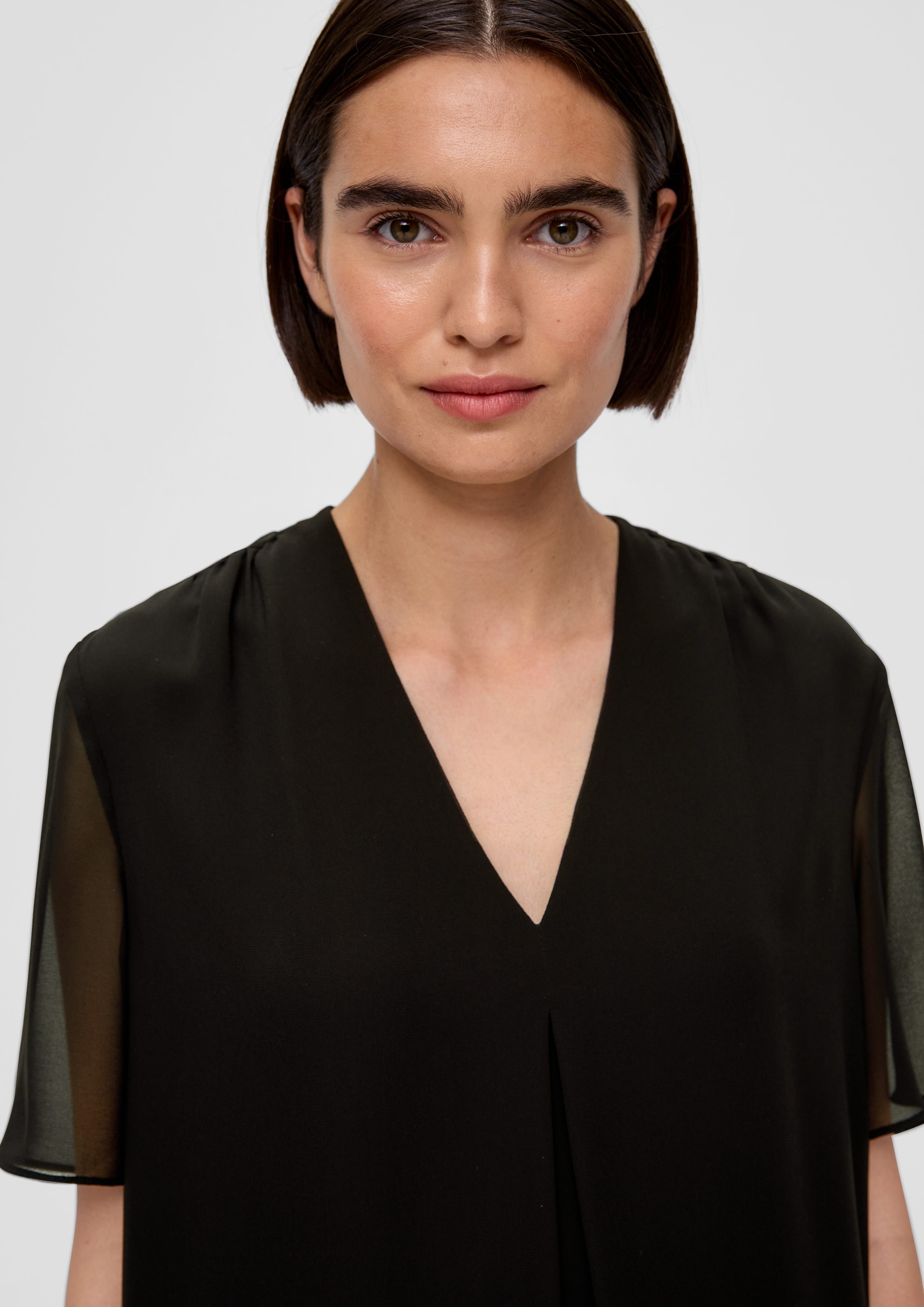 s.Oliver BLACK LABEL Shirtbluse mit eingelegter günstig online kaufen